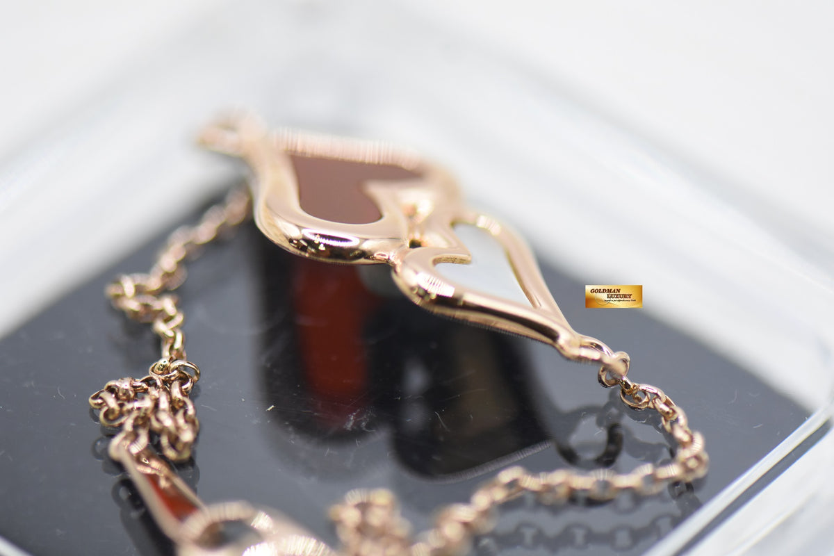 PIAGET LINKING HEARTS ROSE GOLD BRACELET (MINT)