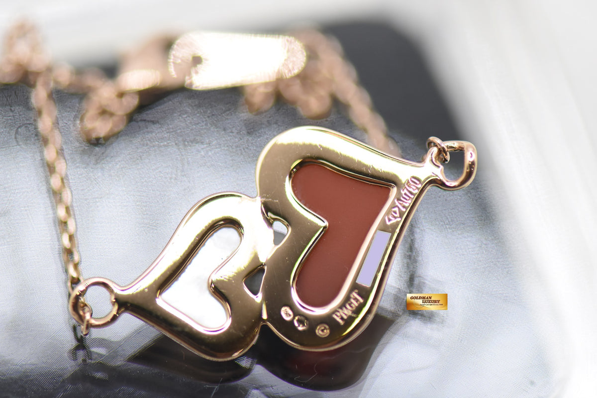 PIAGET LINKING HEARTS ROSE GOLD BRACELET (MINT)