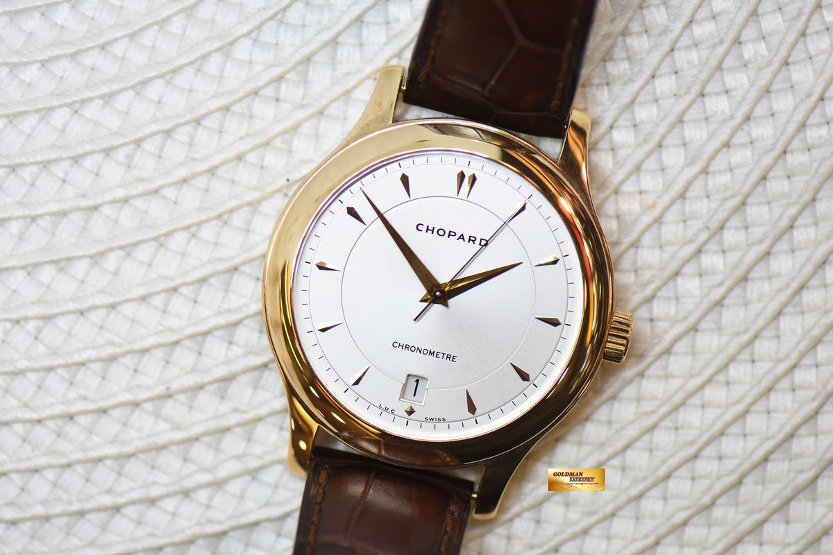 CHOPARD L.U.C 18K ROSE GOLD 39mm CHRONOMETRE AUTOMATIC 1907 (MINT)
