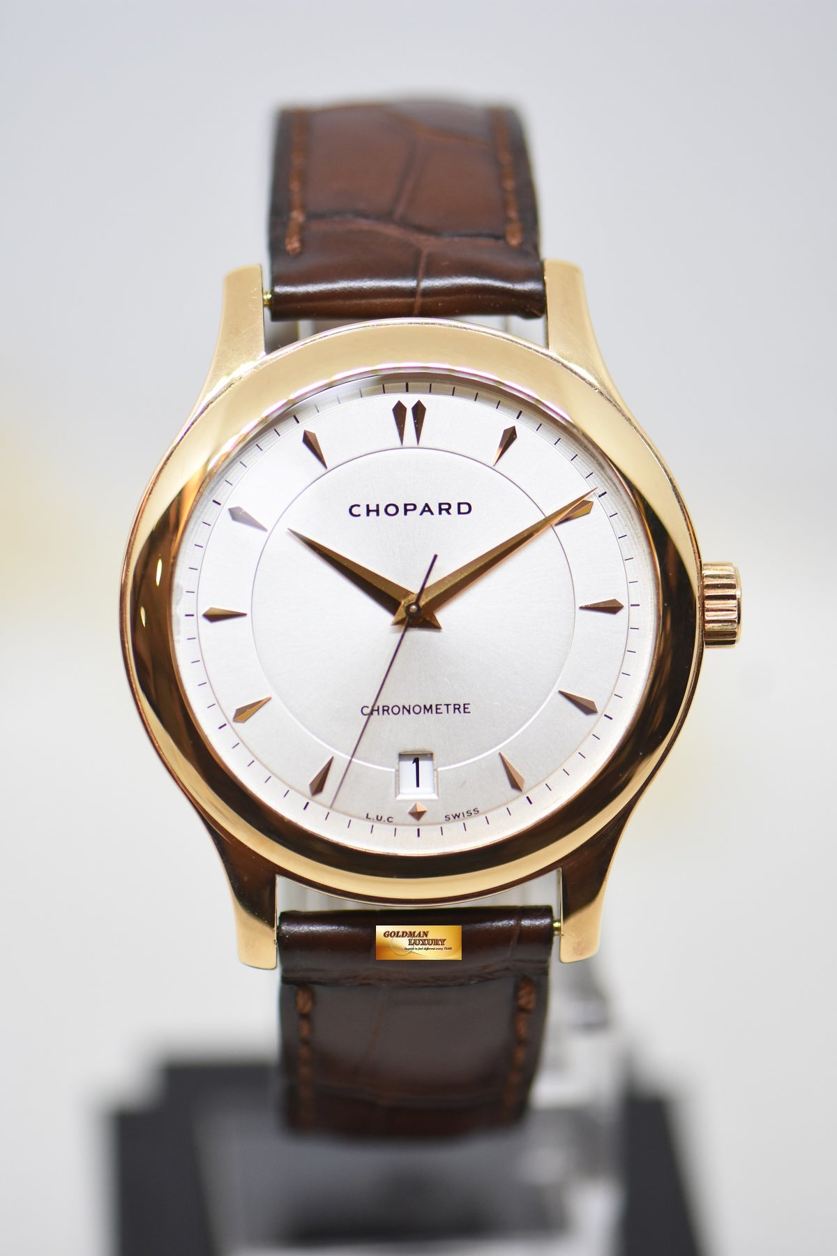 CHOPARD L.U.C 18K ROSE GOLD 39mm CHRONOMETRE AUTOMATIC 1907 (MINT)