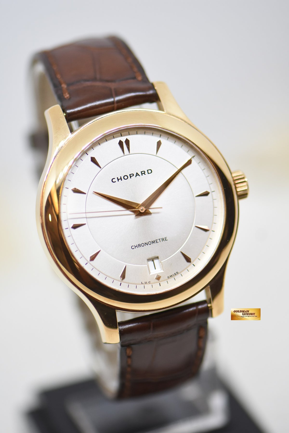 CHOPARD L.U.C 18K ROSE GOLD 39mm CHRONOMETRE AUTOMATIC 1907 (MINT)