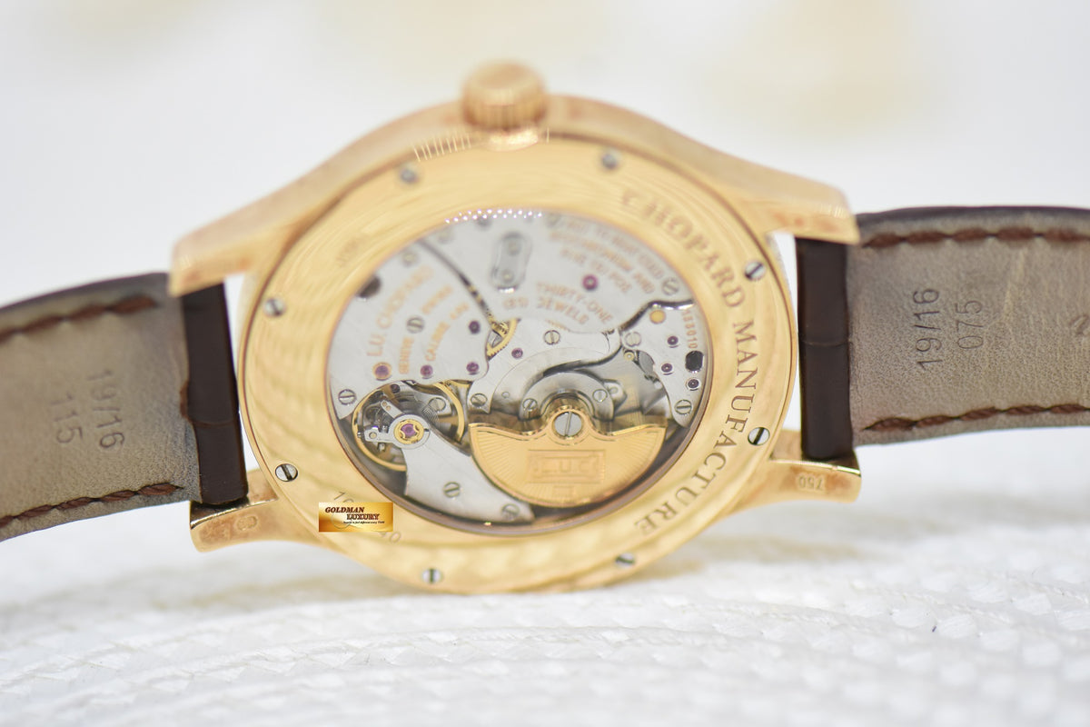 CHOPARD L.U.C 18K ROSE GOLD 39mm CHRONOMETRE AUTOMATIC 1907 (MINT)