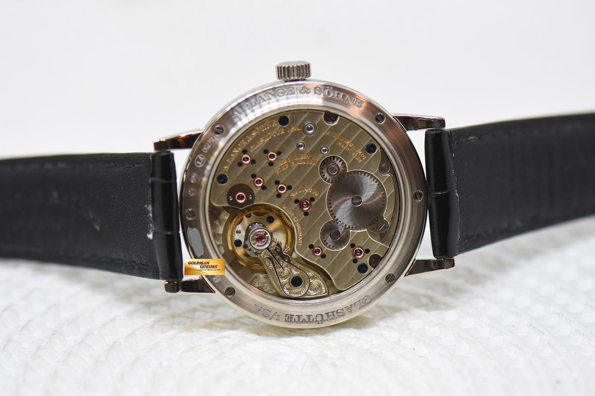 A.LANGE & SOHNE 1815 UP/DOWN 39mm WHITE GOLD IN STRAP MANUAL 234.026 (MINT)