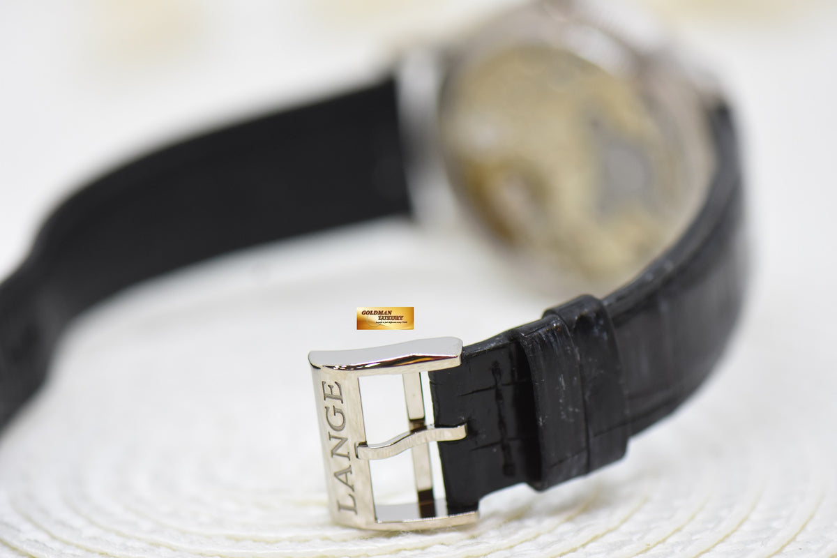 A.LANGE & SOHNE 1815 UP/DOWN 39mm WHITE GOLD IN STRAP MANUAL 234.026 (MINT)