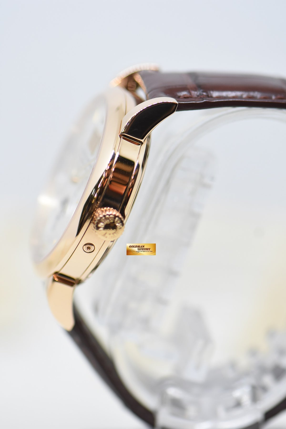 A.LANGE & SOHNE SAXONIA ANNUAL CALENDAR 38.5mm PINK GOLD OUTSIZED DATE MOONPHASE AUTOMATIC 330.032 (MINT)