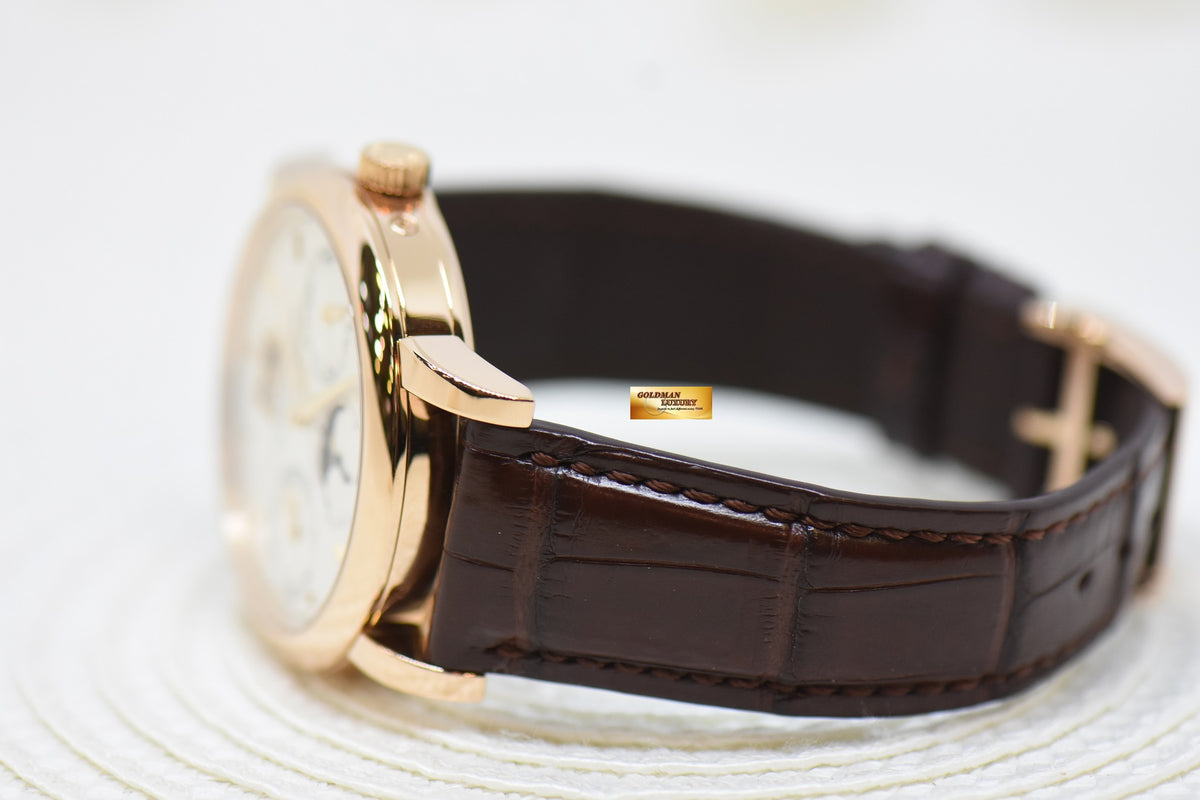A.LANGE & SOHNE SAXONIA ANNUAL CALENDAR 38.5mm PINK GOLD OUTSIZED DATE MOONPHASE AUTOMATIC 330.032 (MINT)
