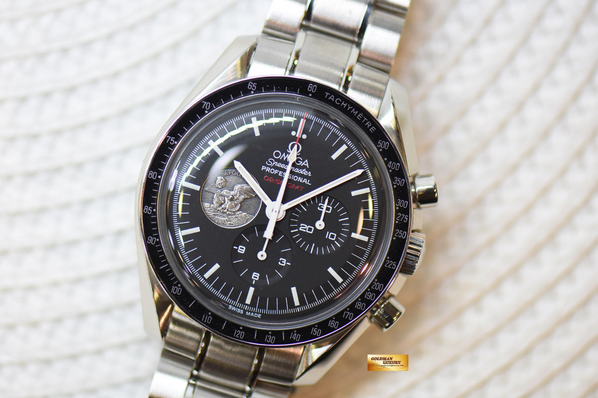 OMEGA SPEEDMASTER MOONWATCH APOLLO 11 40TH ANNIVERSARY MOON LANDING LIMITED EDITION MANUAL WINDING (MINT)