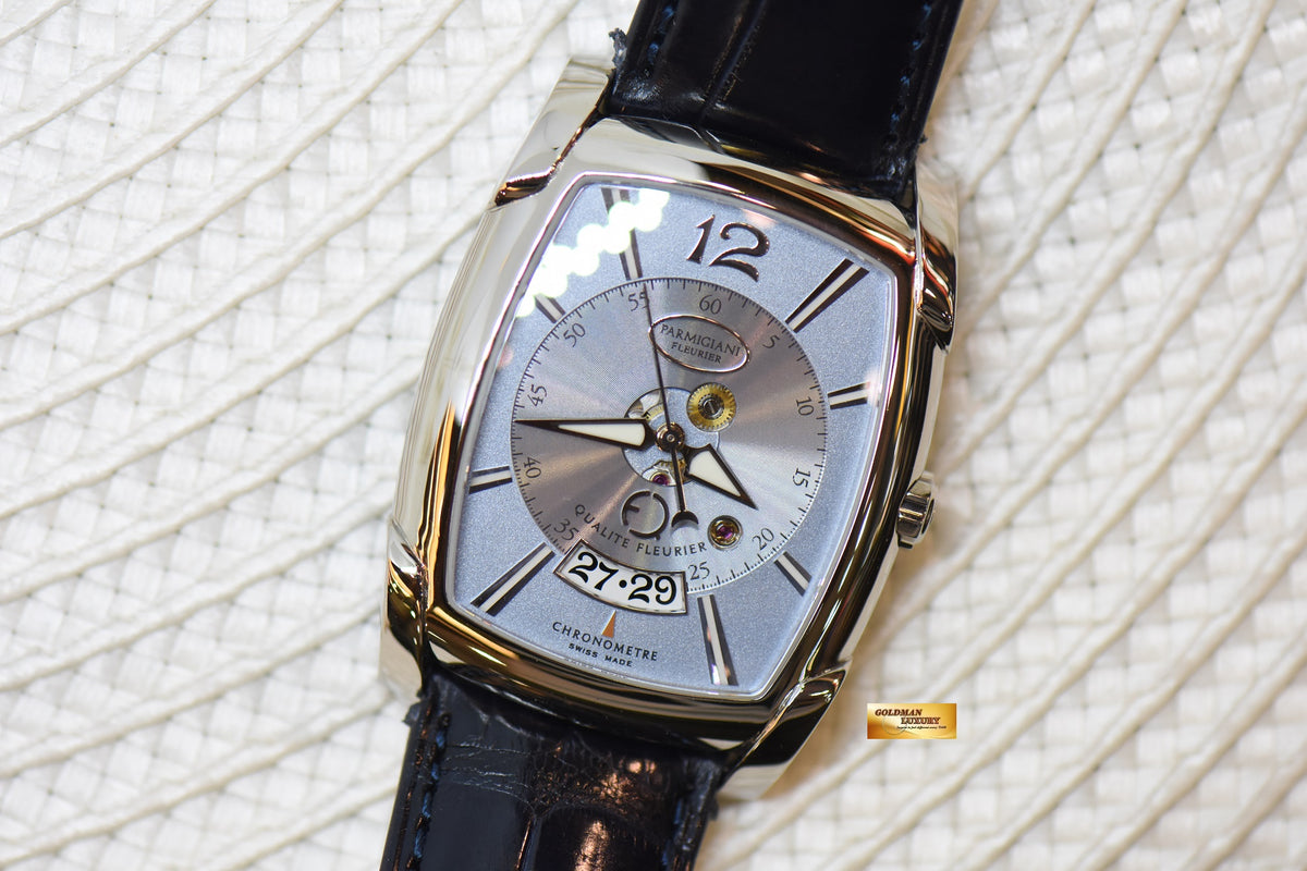 PARMIGIANI FLEURIER KALPA 18K WHITE GOLD BLUE DIAL AUTOMATIC LIMITED EDITION 50pcs (MINT)