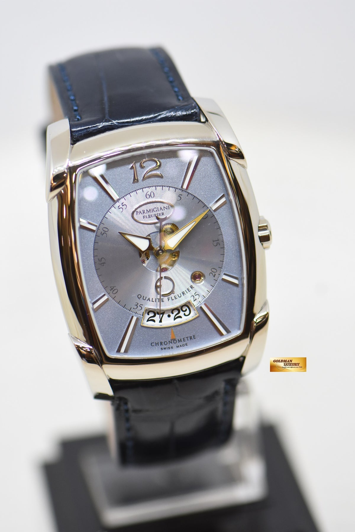 PARMIGIANI FLEURIER KALPA 18K WHITE GOLD BLUE DIAL AUTOMATIC LIMITED EDITION 50pcs (MINT)