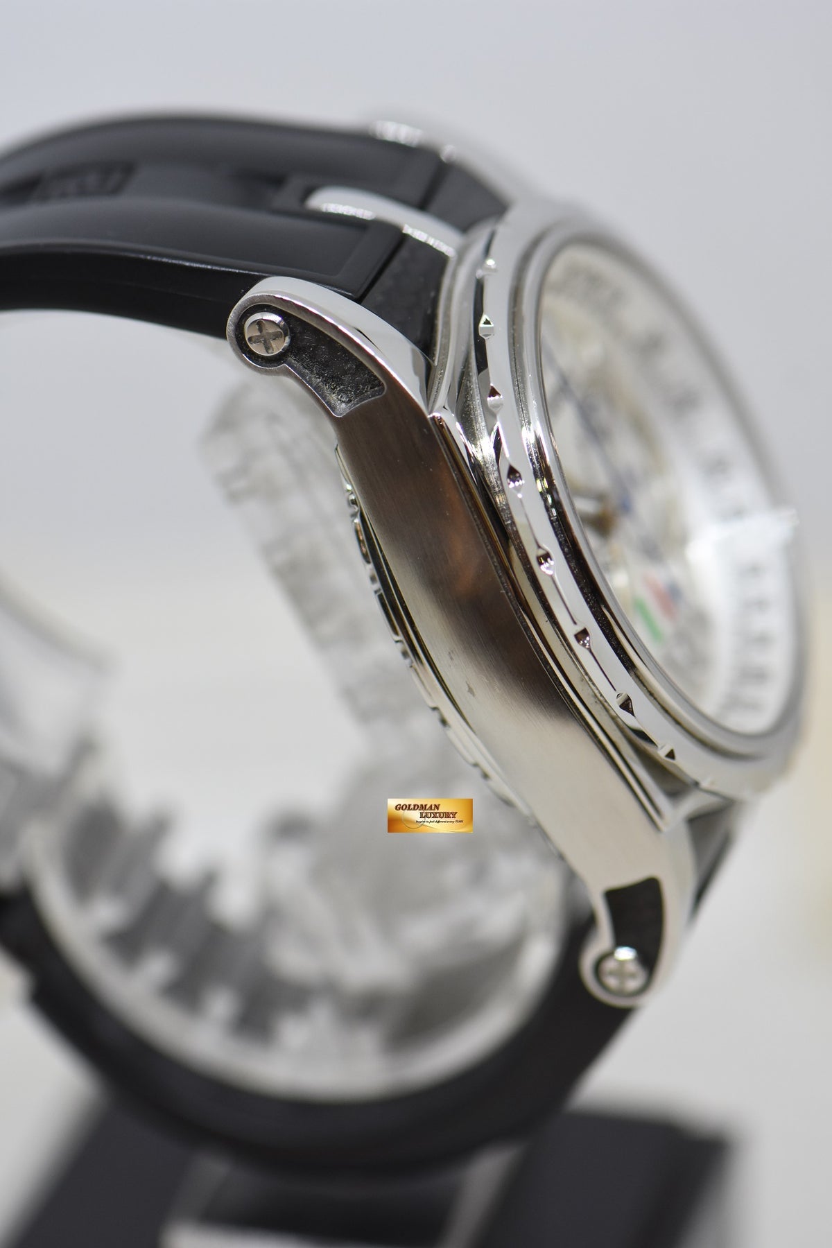 ROGER DUBUIS SYMPATHIE CHRONOGRAPH 43mm ITALIAN EDITION STEEL IN RUBBER AUTOMATIC LIMITED EDITION OF 88 (NEAR MINT)