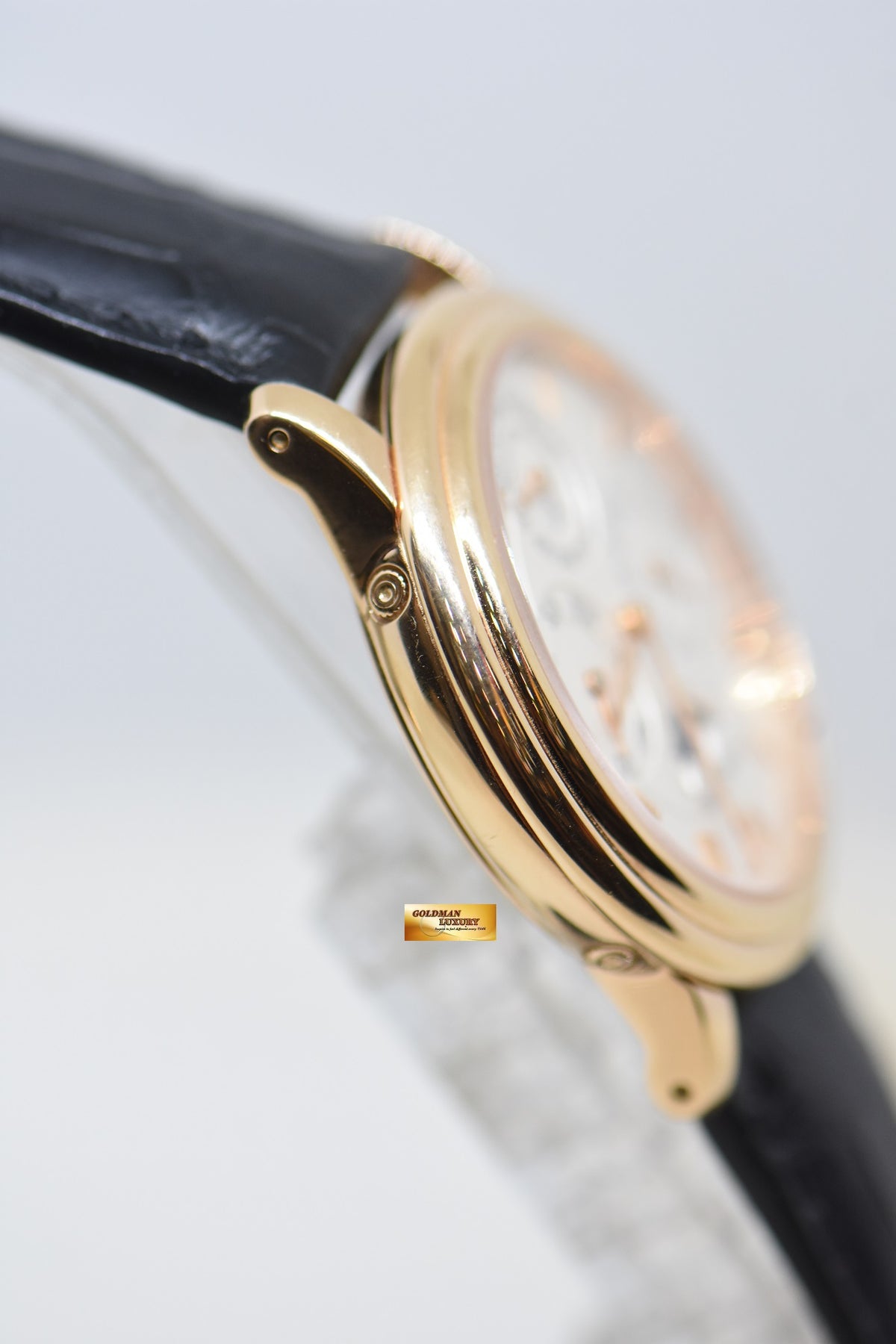 BLANCPAIN VILLERET PERPETUAL CALENDAR 38mm ROSE GOLD IN LEATHER STRAP AUTOMATIC 6056-3642-55B (MINT)