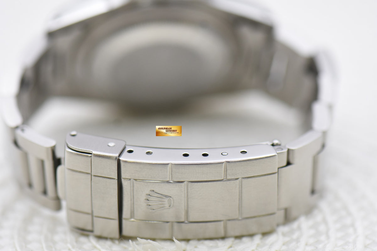 ROLEX OYSTER SUBMARINER 40mm STEEL IN OYSTER BRACELET BLACK TRITIUM DIAL TRANSITIONAL 16800 (VINTAGE)