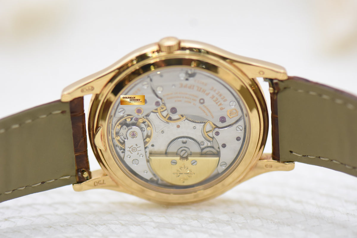 PATEK PHILIPPE PERPETUAL CALENDAR MOONPHASE 37mm 18K YELLOW GOLD 5140J (MINT)