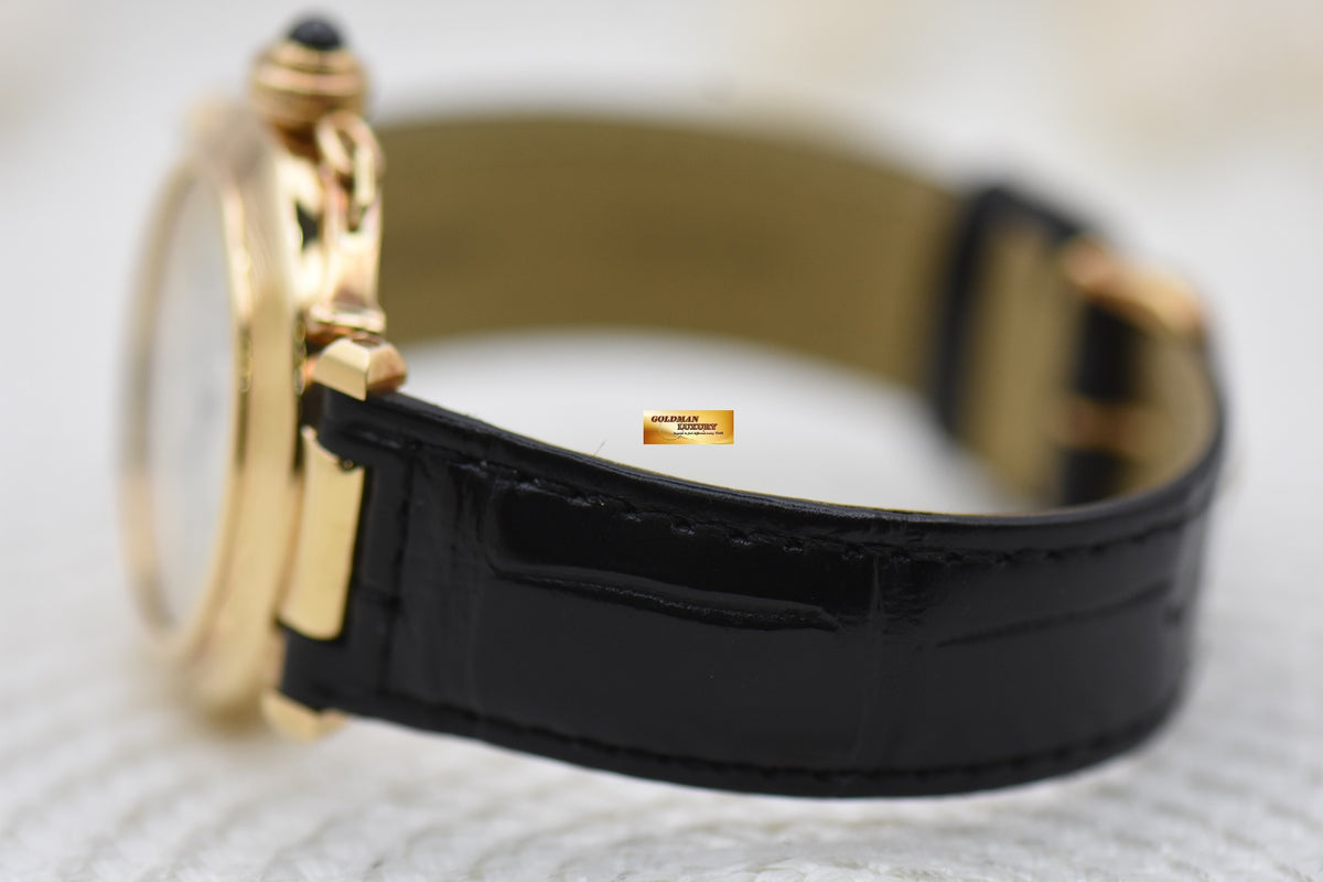 CARTIER PASHA 38mm YELLOW GOLD AUTOMATIC 1986 (MINT)