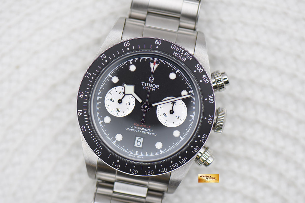 TUDOR BLACK BAY CHRONO 41mm STEEL BLACK DIAL AUTOMATIC 79360N (MINT)