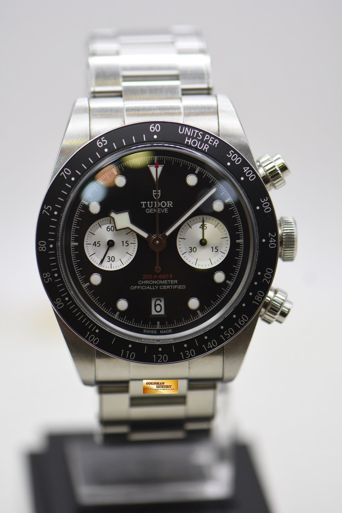 TUDOR BLACK BAY CHRONO 41mm STEEL BLACK DIAL AUTOMATIC 79360N (MINT)