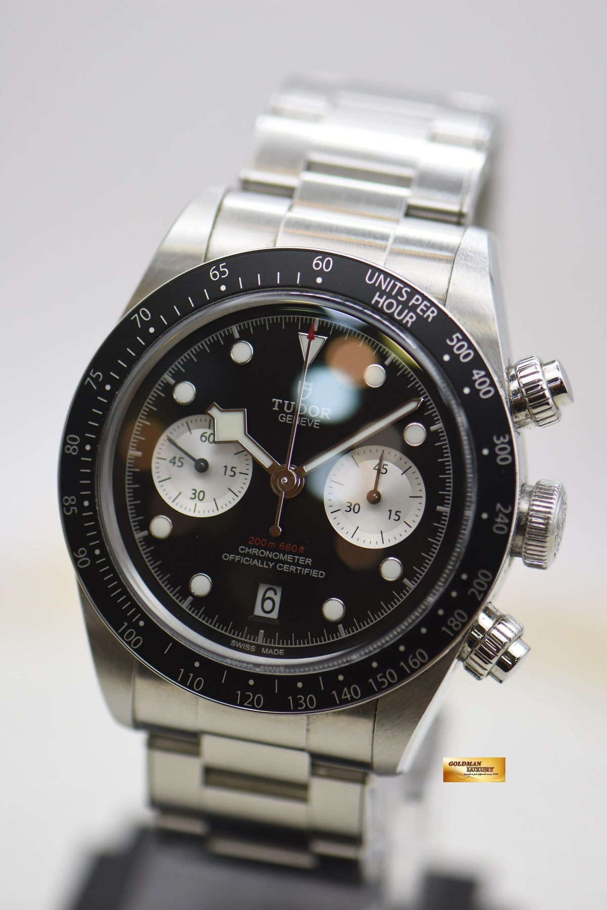 TUDOR BLACK BAY CHRONO 41mm STEEL BLACK DIAL AUTOMATIC 79360N (MINT)
