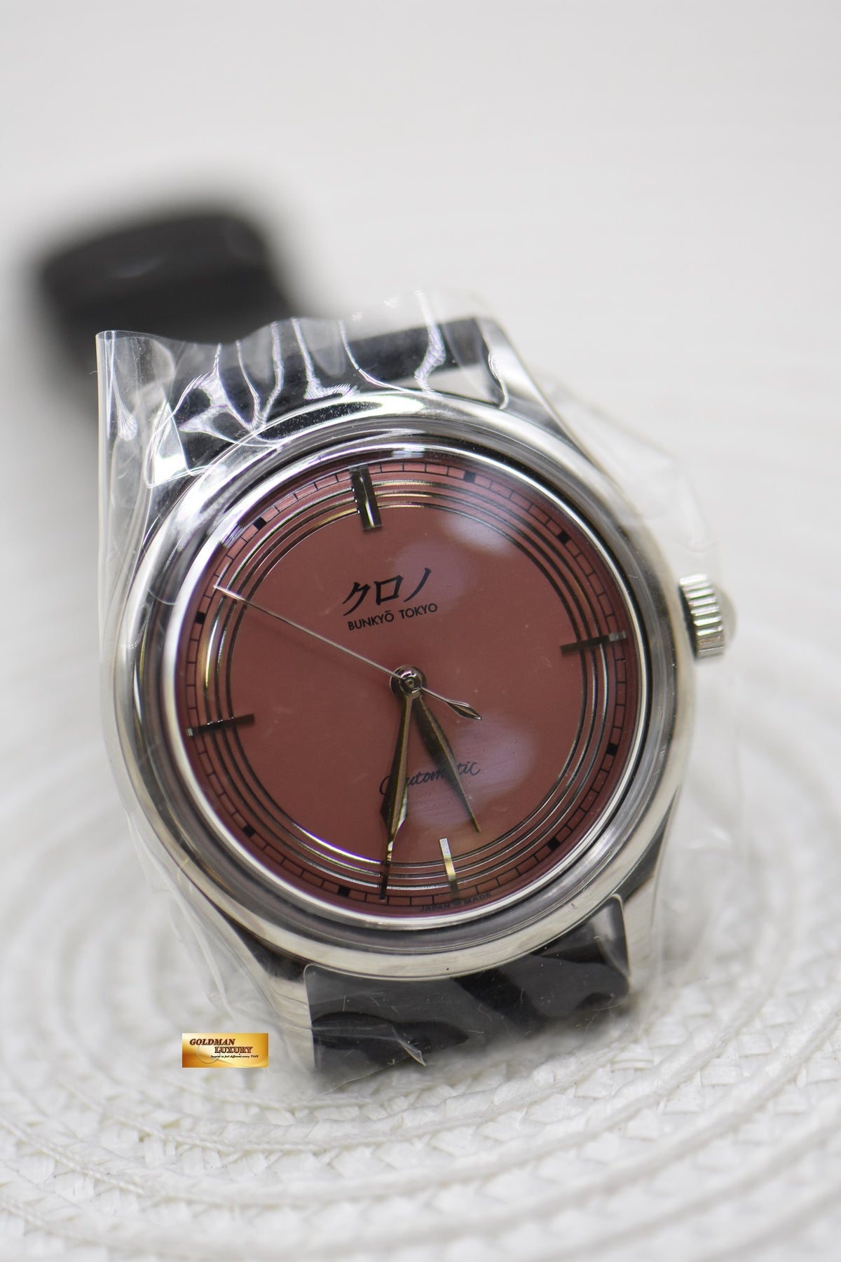KURONO TOKYO CLASSIC “CORAL” ANNIVERSARY 2021 TOKI EDITION 37mm STEEL AUTOMATIC (NEW-UNWORN)