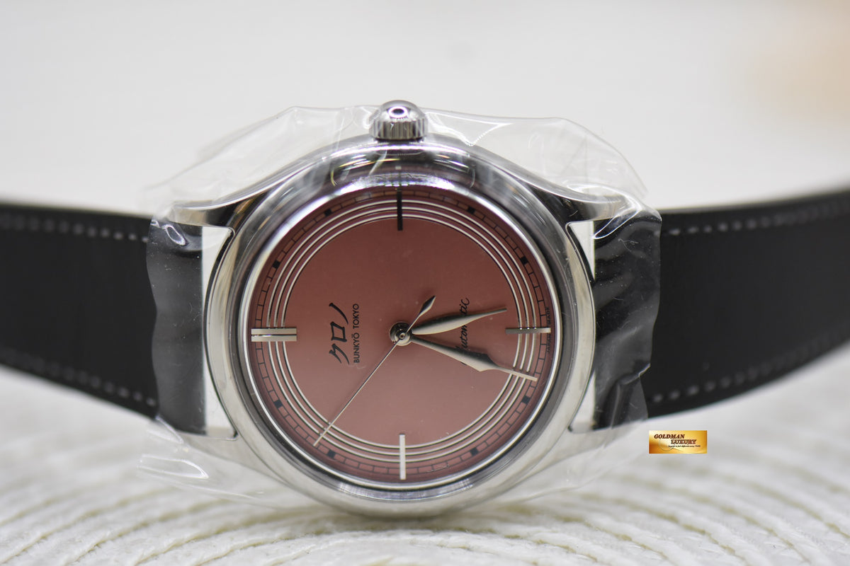 KURONO TOKYO CLASSIC “CORAL” ANNIVERSARY 2021 TOKI EDITION 37mm STEEL AUTOMATIC (NEW-UNWORN)