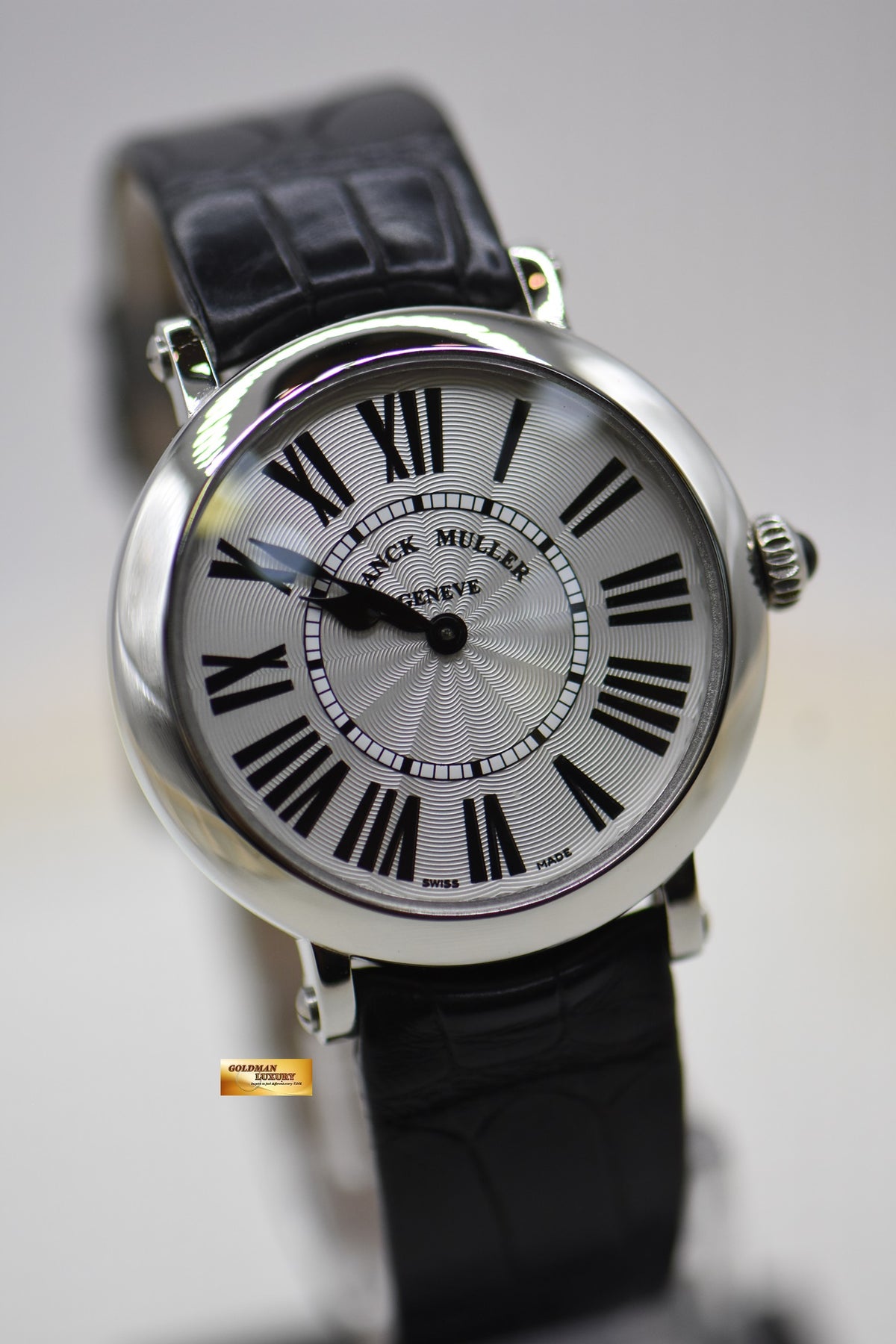 FRANCK MULLER RONDE 35mm STEEL QUARTZ 8035QZ R (LNIB)