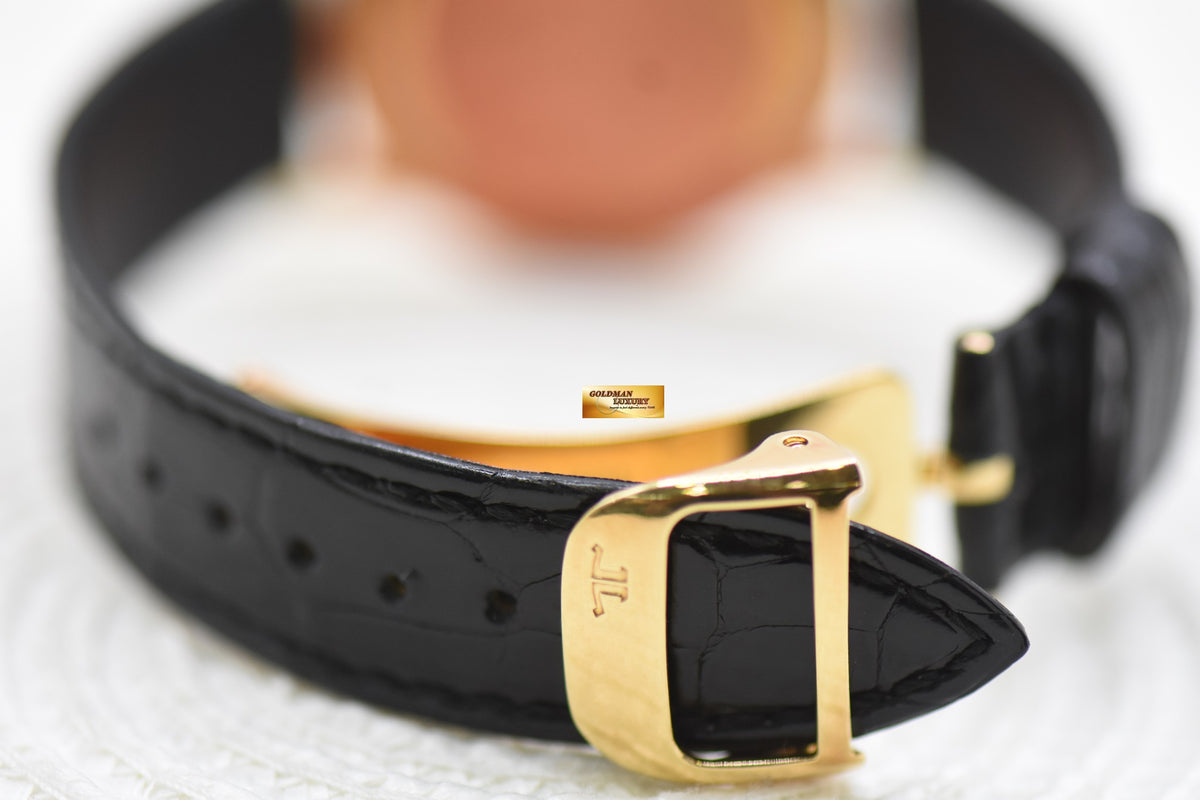 JLC MASTER ULTRA SLIM 34mm YELLOW GOLD MANUAL WINDING 145.140.792 (MINT)