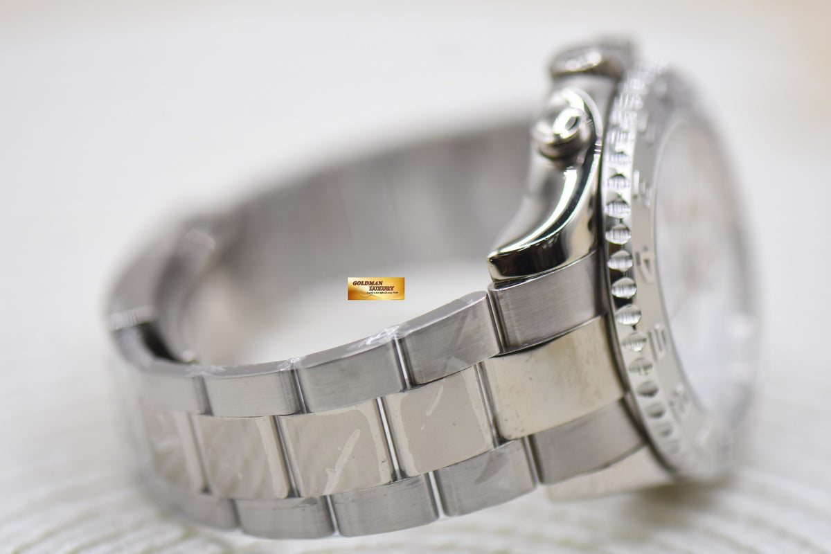 ROLEX OYSTER PERPETUAL YACHT-MASTER II 44mm REGATTA CHRONOGRAPH 18K WHITE GOLD IN BRACELET 116689 (MINT)