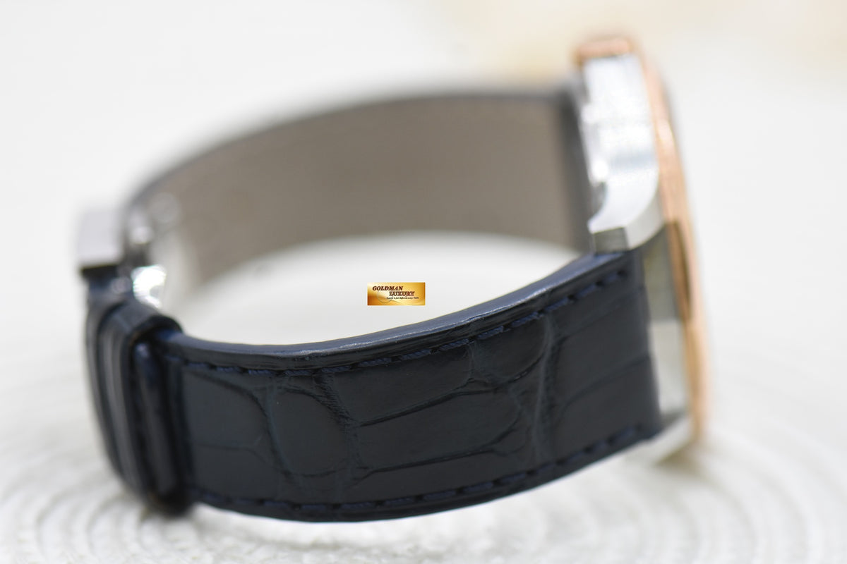 CORUM ADMIRAL CUP 42mm HALF-GOLD IN LEATHER STRAP BLUE AUTOMATIC 395.110.24 (LNIB)