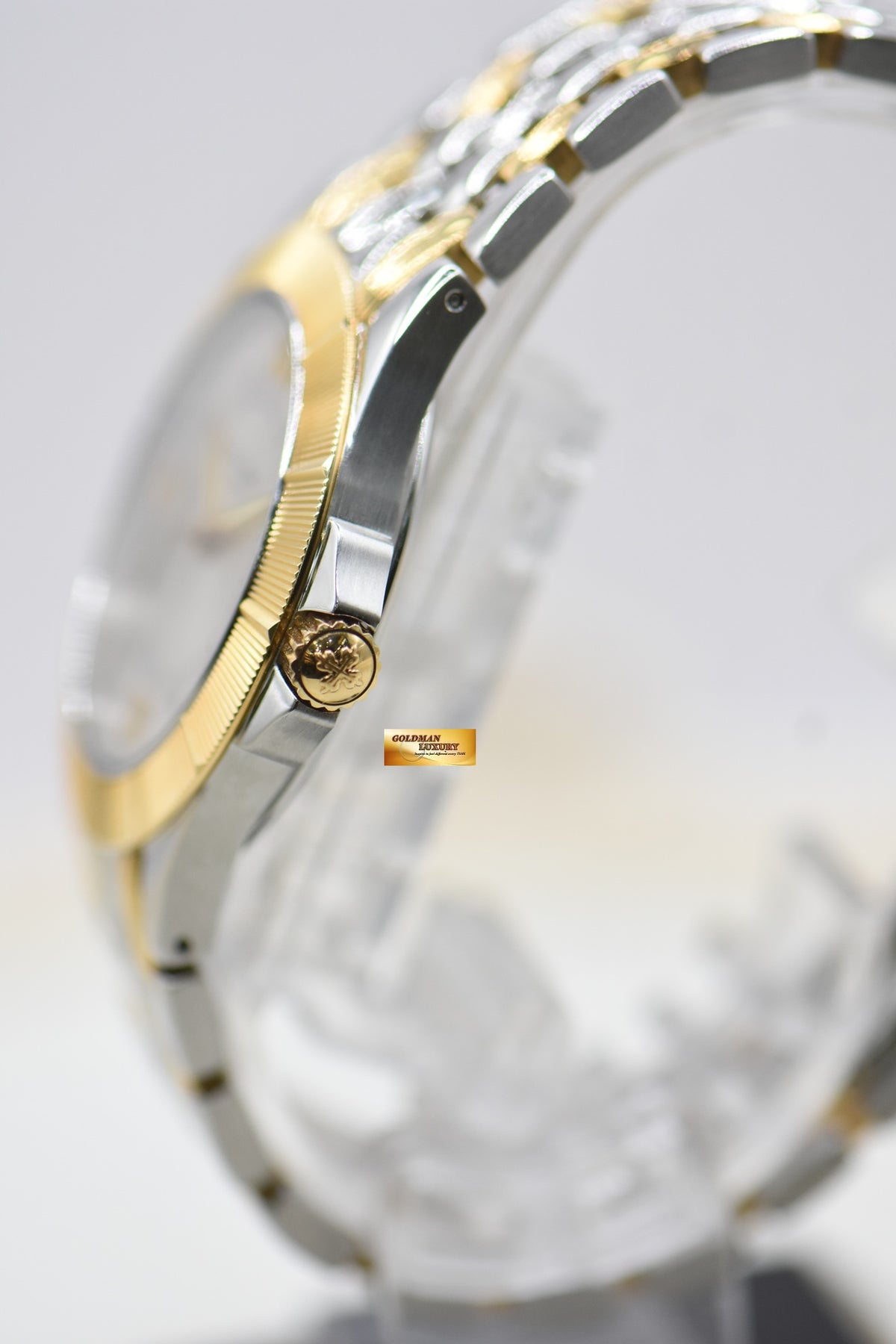PATEK PHILIPPE NEPTUNE 36mm HALF-GOLD IN BEADS BRACELET SILVER DIAL AUTOMATIC 5080/1AJ (UNUSED - LOOK NEW)
