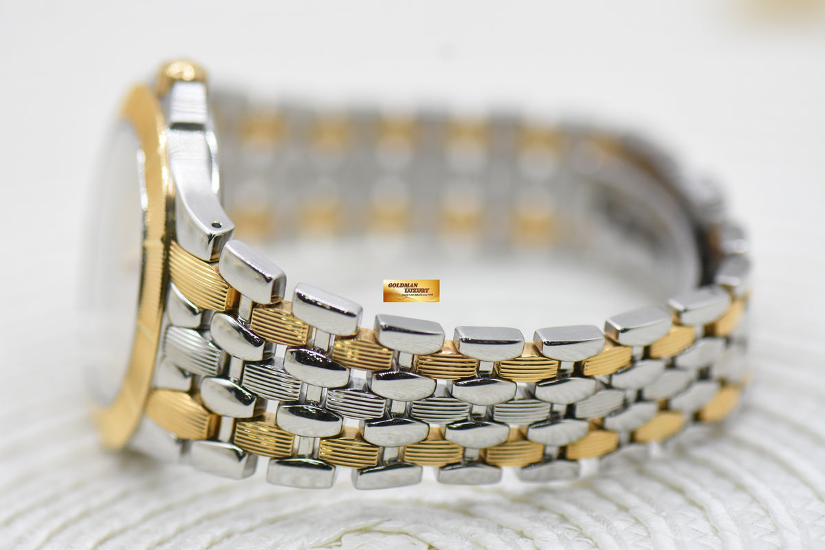 PATEK PHILIPPE NEPTUNE 36mm HALF-GOLD IN BEADS BRACELET SILVER DIAL AUTOMATIC 5080/1AJ (UNUSED - LOOK NEW)