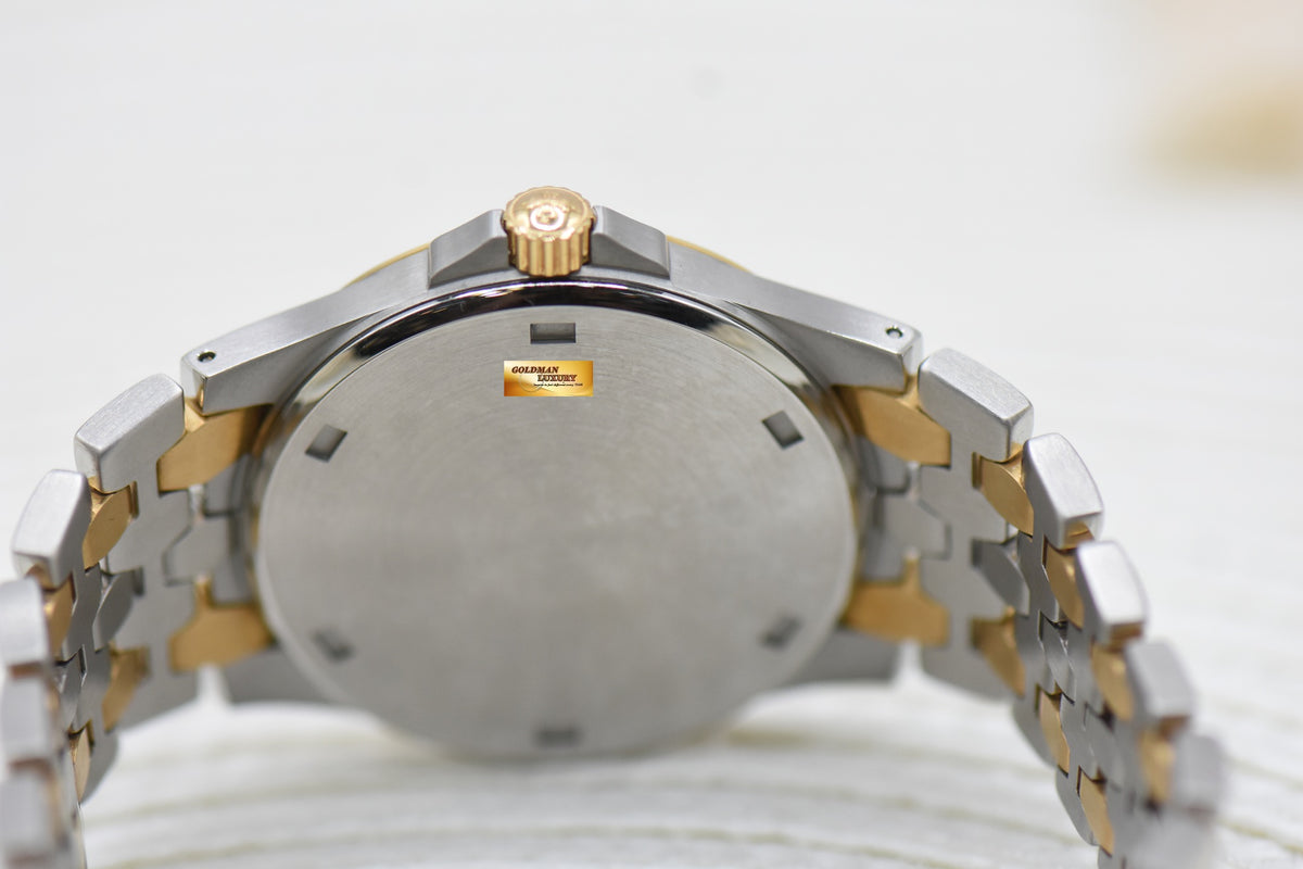 PATEK PHILIPPE NEPTUNE 36mm HALF-GOLD IN BEADS BRACELET SILVER DIAL AUTOMATIC 5080/1AJ (UNUSED - LOOK NEW)