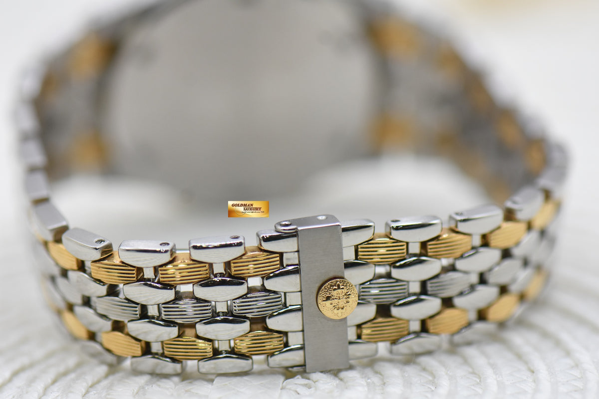 PATEK PHILIPPE NEPTUNE 36mm HALF-GOLD IN BEADS BRACELET SILVER DIAL AUTOMATIC 5080/1AJ (UNUSED - LOOK NEW)
