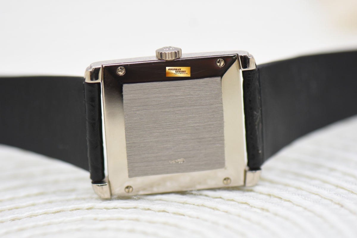 PATEK PHILIPPE GONDOLO SMALL SECONDS WHITE GOLD IN LEATHER STRAP MANUAL 5014G (MINT)