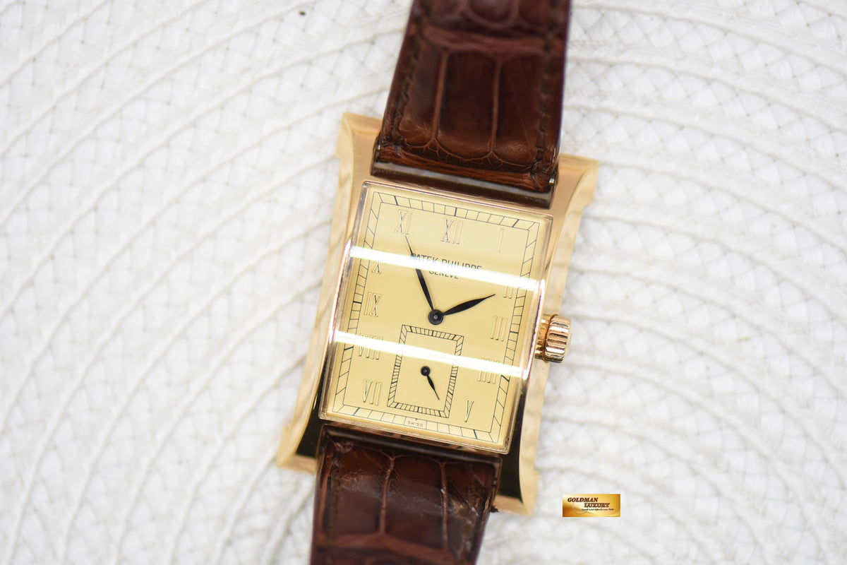 PATEK PHILIPPE “PAGODA” 1997 COMMEMORATIVE 18K YELLOW GOLD MANUAL 5500J (LIMITED 1100pcs) (MINT)
