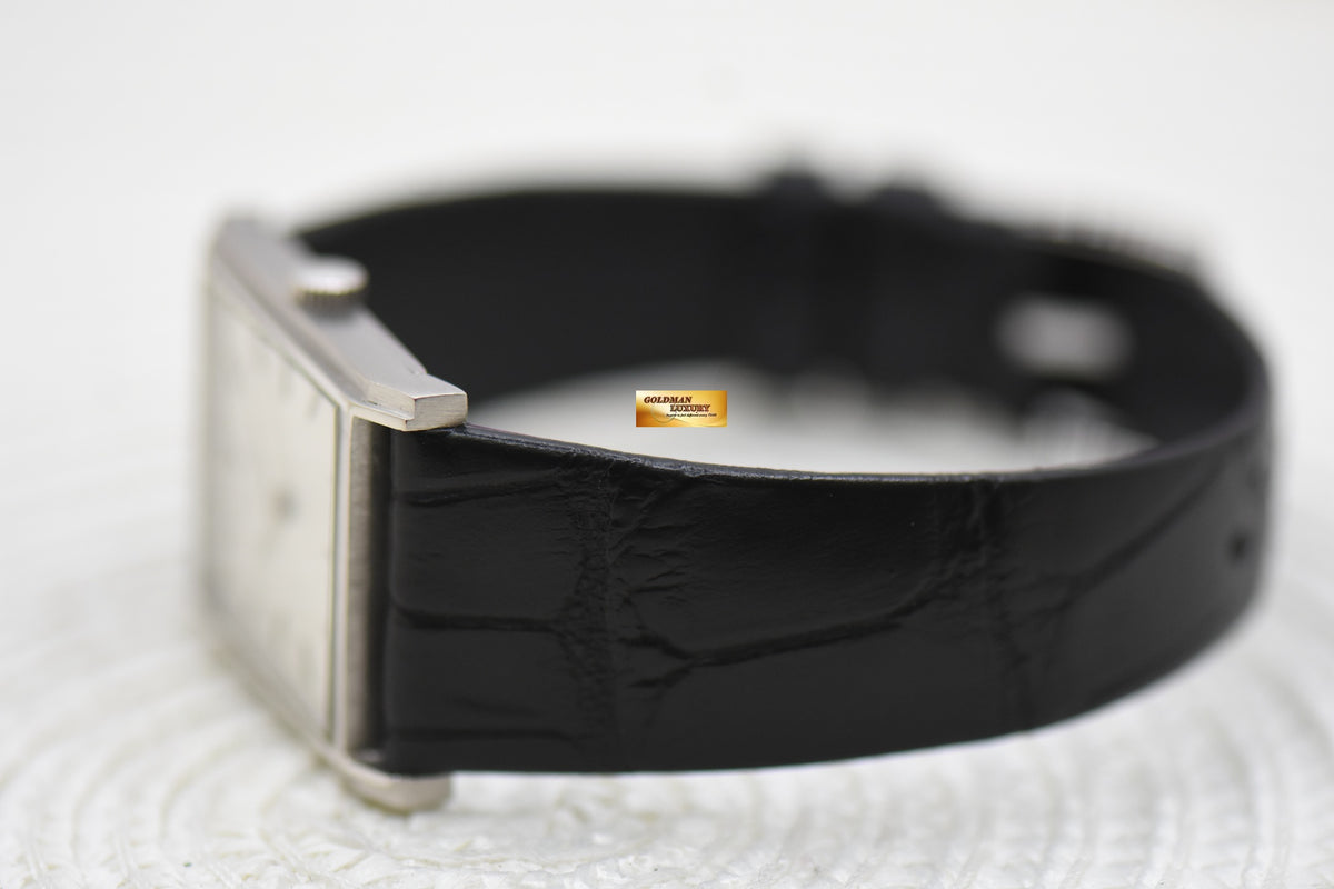 PATEK PHILIPPE GONDOLO VINTAGE WHITE GOLD IN LEATHER STRAP MANUAL 3519 (VINTAGE)