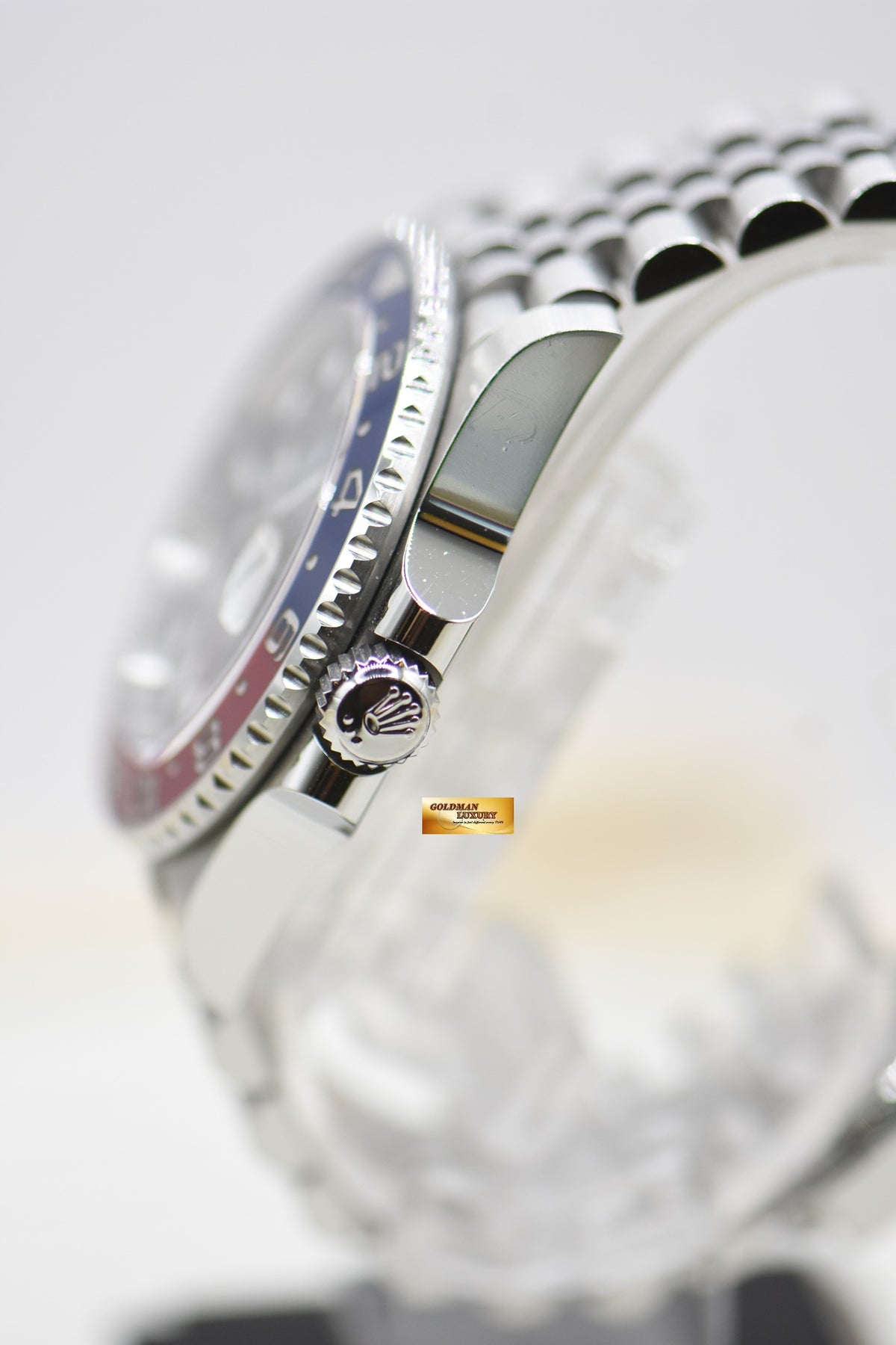 ROLEX OYSTER PERPETUAL GMT-MASTER II “PEPSI” CERAMIC RED / BLUE BEZEL JUBILEE STEEL BRACELET 126710BLRO (MINT)