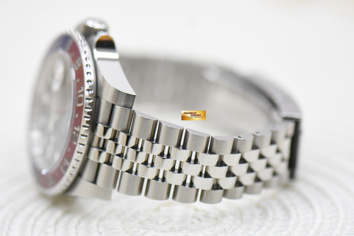 ROLEX OYSTER PERPETUAL GMT-MASTER II “PEPSI” CERAMIC RED / BLUE BEZEL JUBILEE STEEL BRACELET 126710BLRO (MINT)