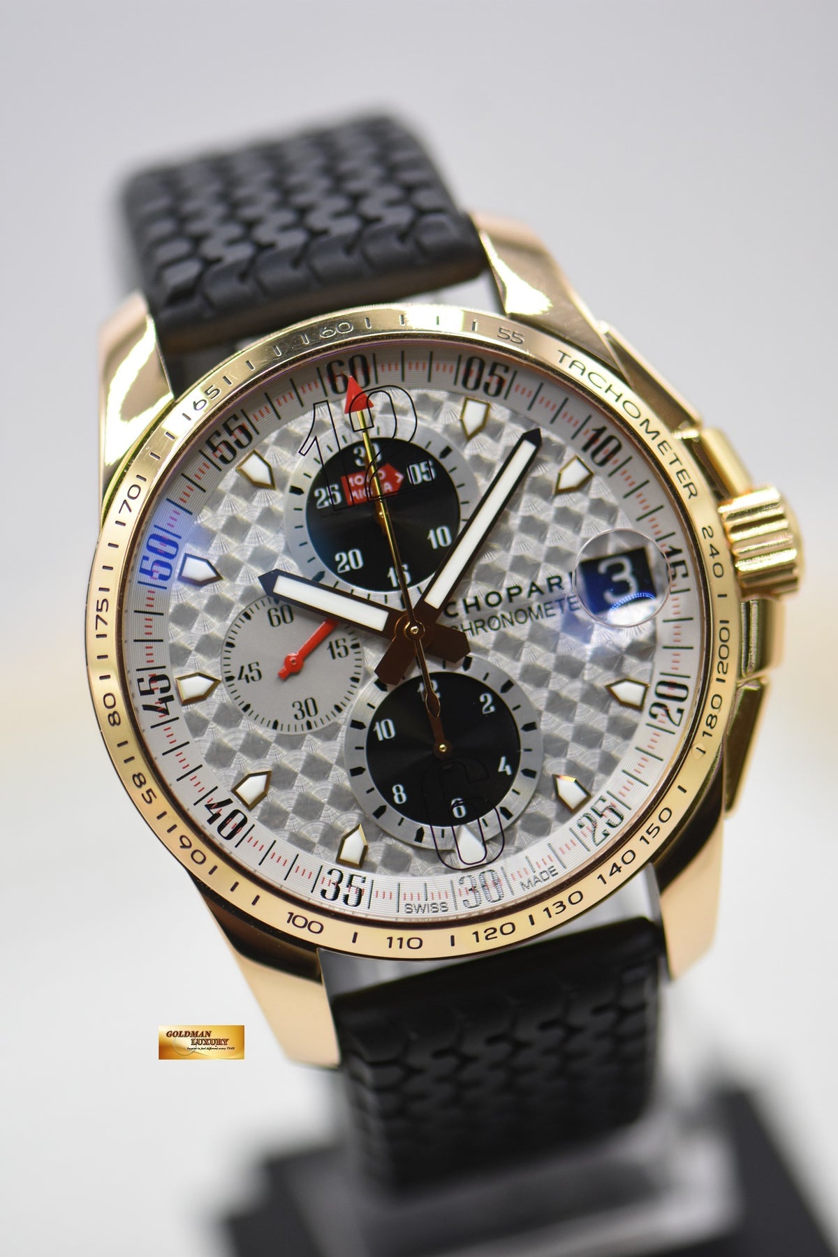 CHOPARD MILLE MIGLIA 2010 GTXL CHRONOGRAPH 44mm ROSE GOLD AUTOMATIC 161268-5007 (MINT)