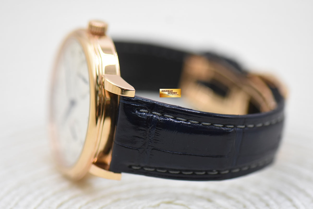 A.LANGE & SOHNE 1815 UP/DOWN 39mm ROSE GOLD IN STRAP MANUAL 234.032 (MINT)