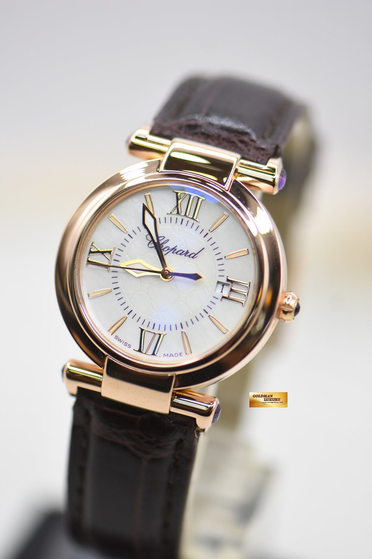 CHOPARD IMPERIALE MOP LADIES 28mm ROSE GOLD QUARTZ 384238-5001 (MINT)