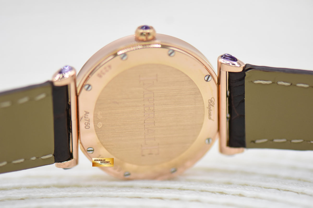 CHOPARD IMPERIALE MOP LADIES 28mm ROSE GOLD QUARTZ 384238-5001 (MINT)