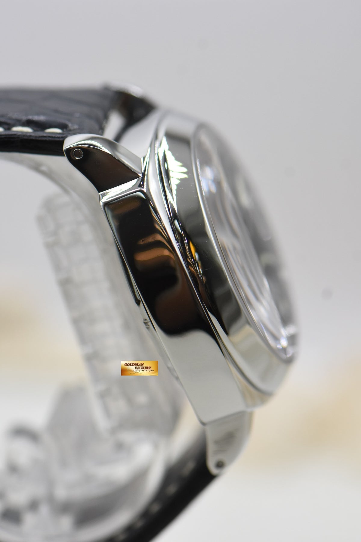 PANERAI LUMINOR MARINA GMT 44mm STEEL IN LEATHER STRAP AUTOMATIC PAM 88 (MINT)