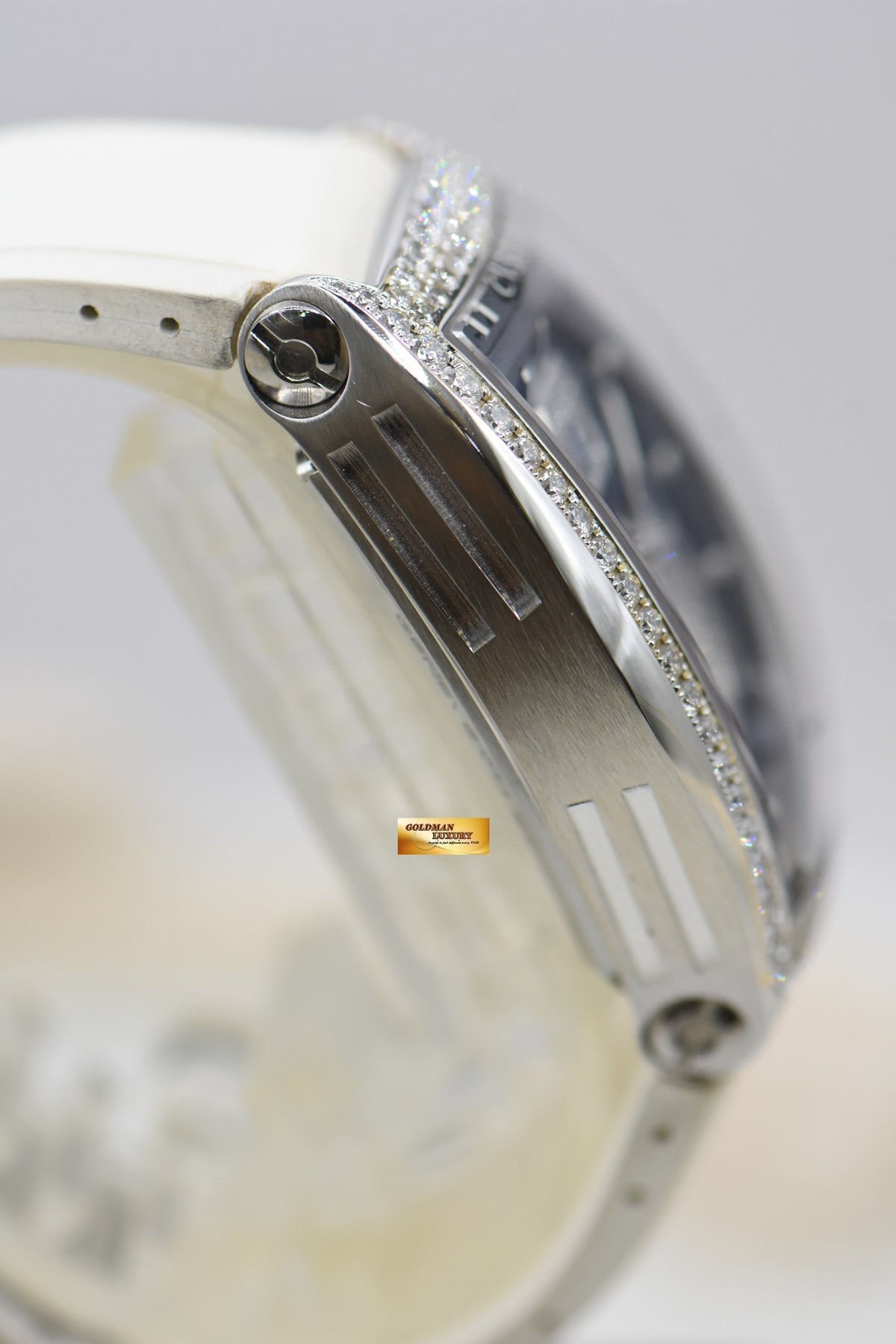 CVSTOS DIAMOND Re-BELLION LADIES STEEL IN RUBBER STRAP WHITE AUTOMATIC (MINT)