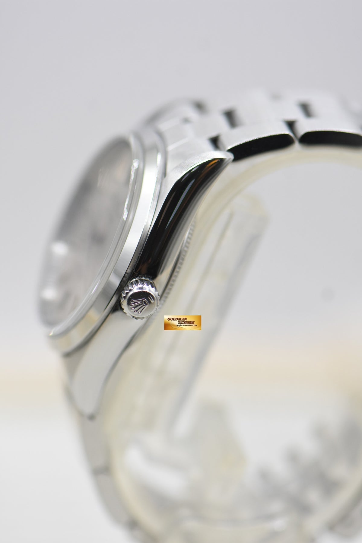 ROLEX OYSTER PERPETUAL AIR-KING 34mm PRECISION STEEL SILVER DIAL 14000 (MINT)