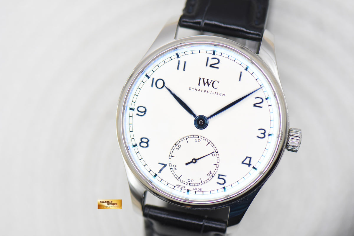 IWC PORTUGUESE SMALL SECONDS 40mm STEEL AUTOMATIC IW358304 (MINT)
