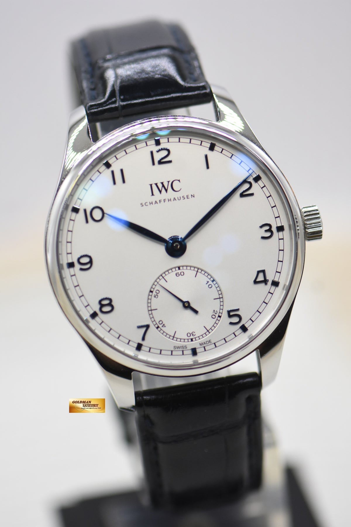 IWC PORTUGUESE SMALL SECONDS 40mm STEEL AUTOMATIC IW358304 (MINT)