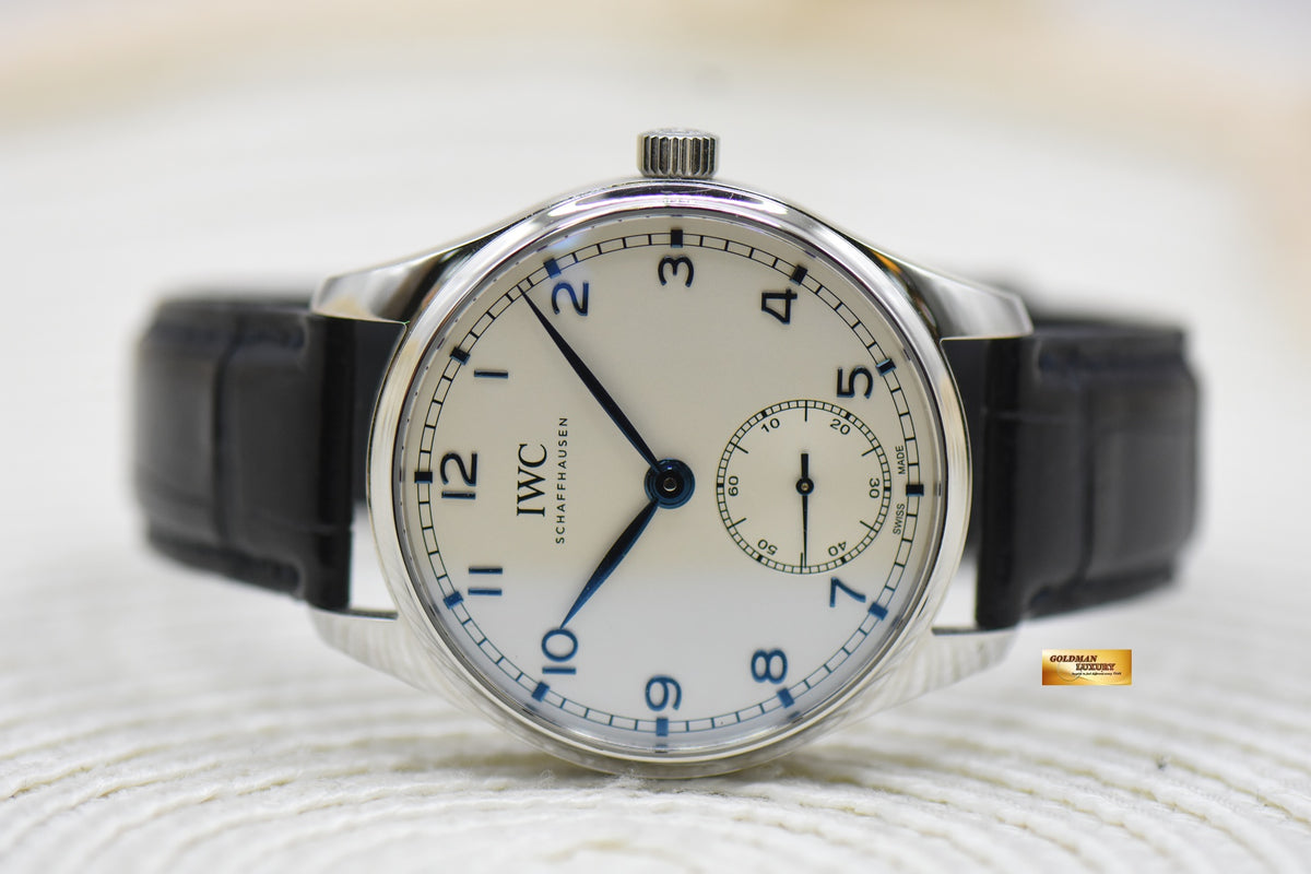 IWC PORTUGUESE SMALL SECONDS 40mm STEEL AUTOMATIC IW358304 (MINT)