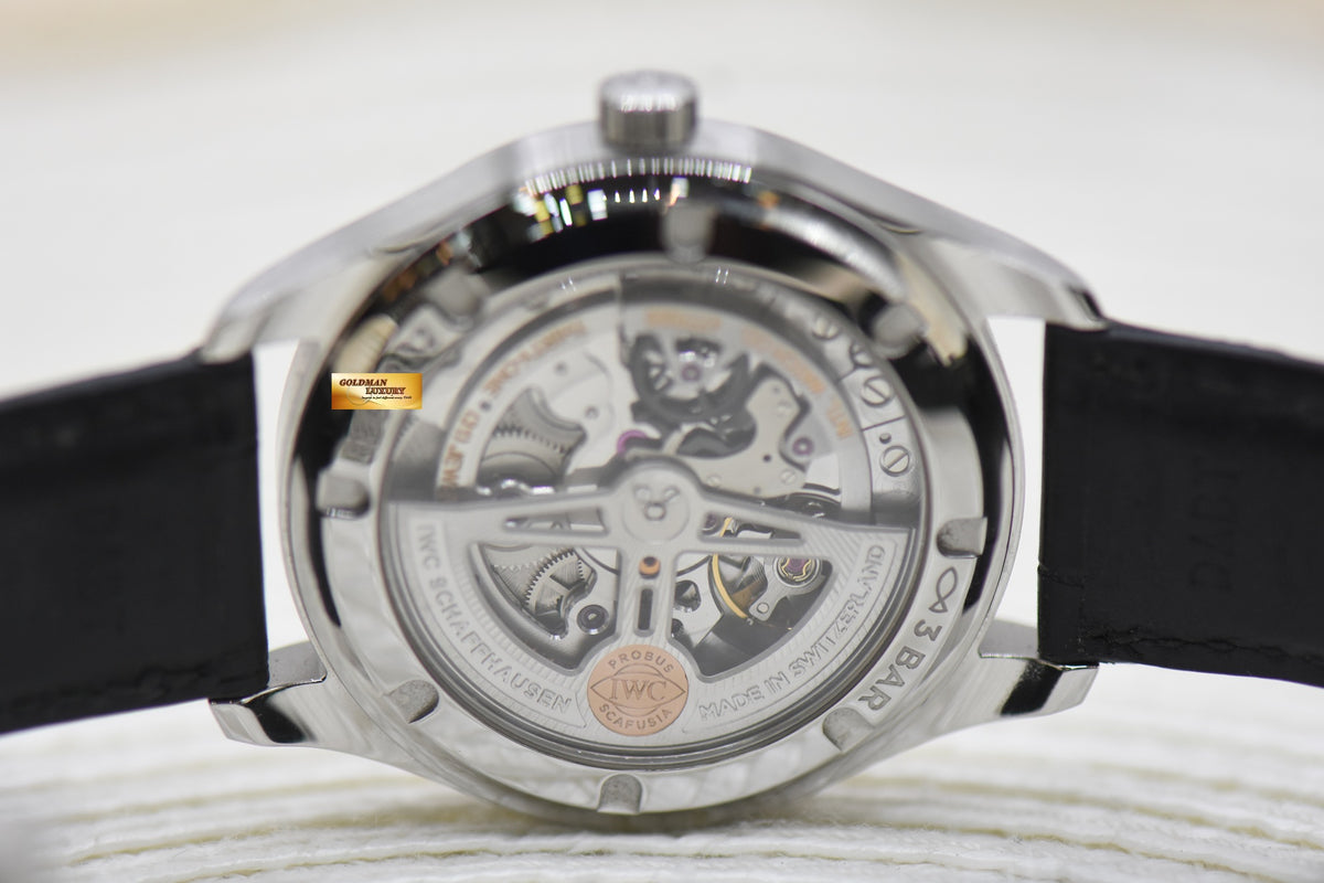 IWC PORTUGUESE SMALL SECONDS 40mm STEEL AUTOMATIC IW358304 (MINT)