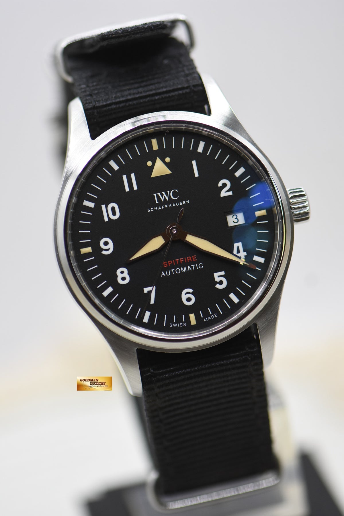 IWC PILOT SPITFIRE 39mm STEEL AUTOMATIC IW326801 (MINT)