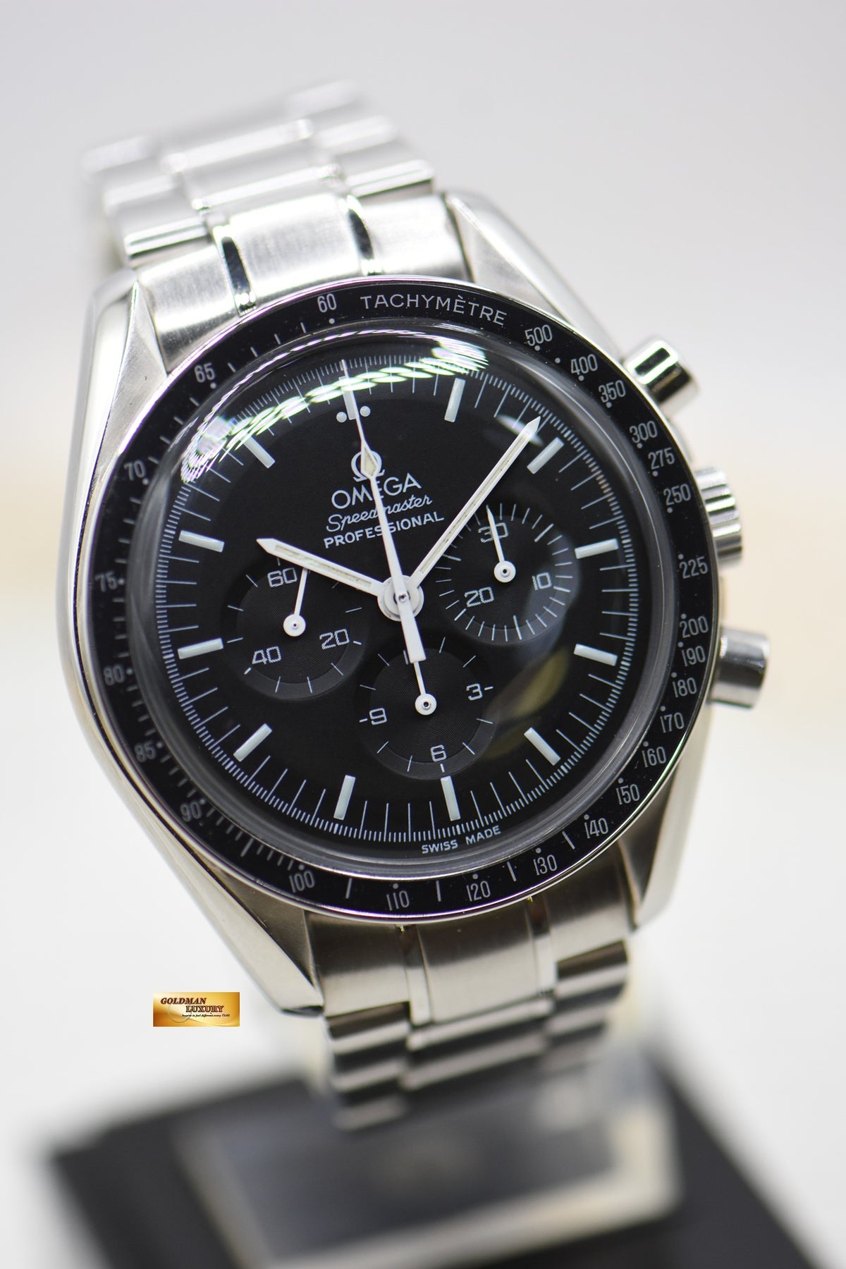OMEGA SPEEDMASTER PROFESSIONAL MOONWATCH C.1861 HESALITE CRYSTAL MANUAL WINDING (MINT)