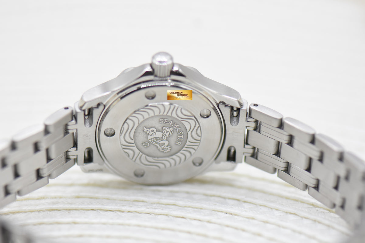 OMEGA SEAMASTER 300m LADIES 28mm STEEL QUARTZ (MINT)